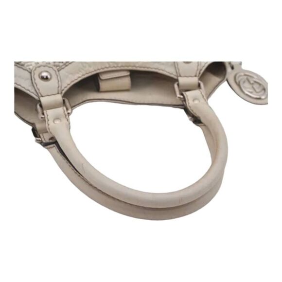 GUCCI Guccissima Sukey Medium Size Tote Bag Straw & Leather Lightly Loved - Picture 13 of 16